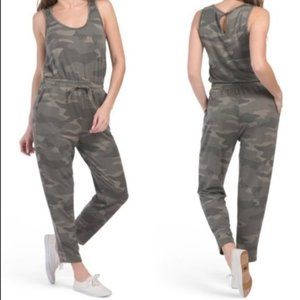 Splendid Camo Terry Tank Jumpsuit Tank Super Soft Size XL